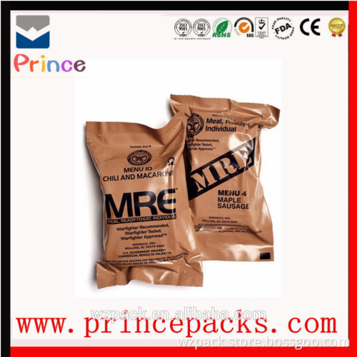 custom retort pouches/pouches to pack ready to eat meal